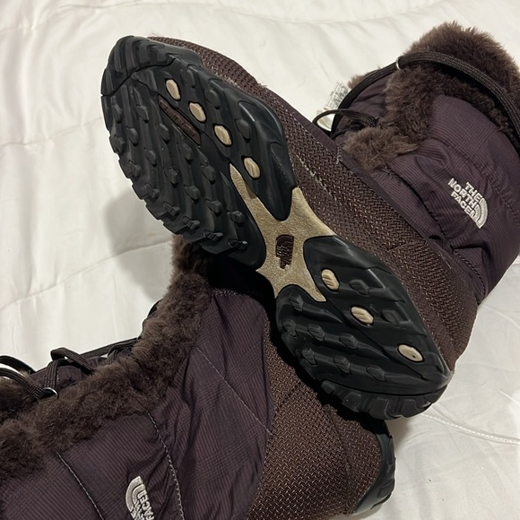 North Face Brown Snow Boots Size 8 - Picture 6 of 6
